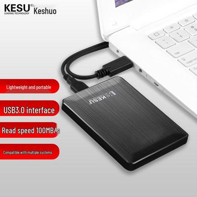 KESU Portable Hard Drive USB 3.0, 1TB High-Speed Transfer, 2.5-Inch Compact, Encrypted 2TB Capacity.