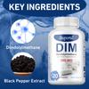 Buporai - 300mg Diindolylmethane (DIM) Supplement - Broccoli Extract and Black Pepper Extract - Women's Health