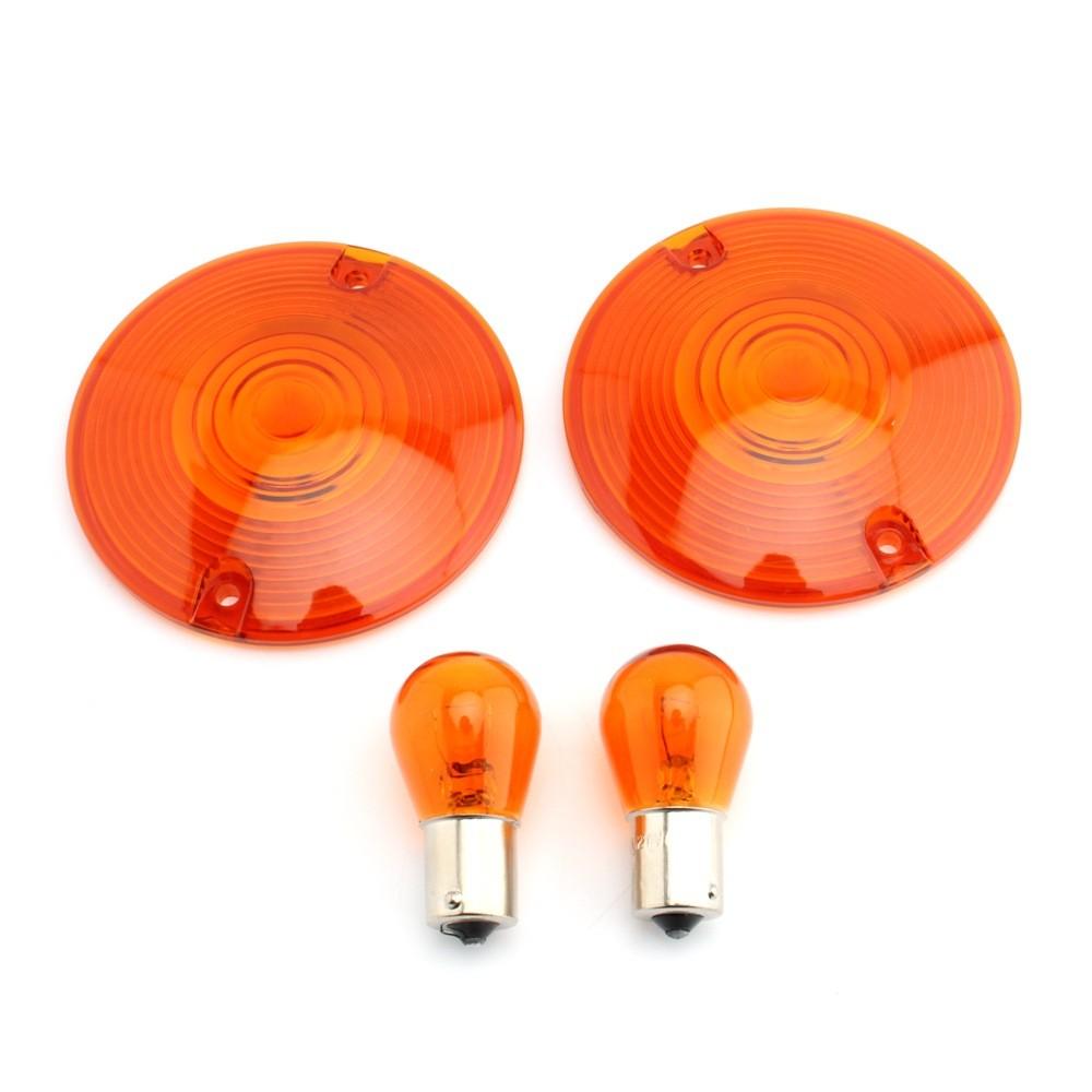 

Премиальный комплект крышек указателей поворота для мотоциклов со стильной дымчатой отделкой Orange Lens Set