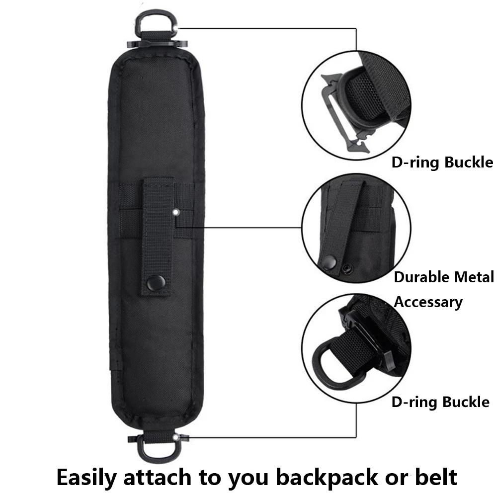 Camping Shoulder Pad Pouch EDC Tool Sundries Bags Compact Pouch Pack Shoulder Strap Backpack Molle