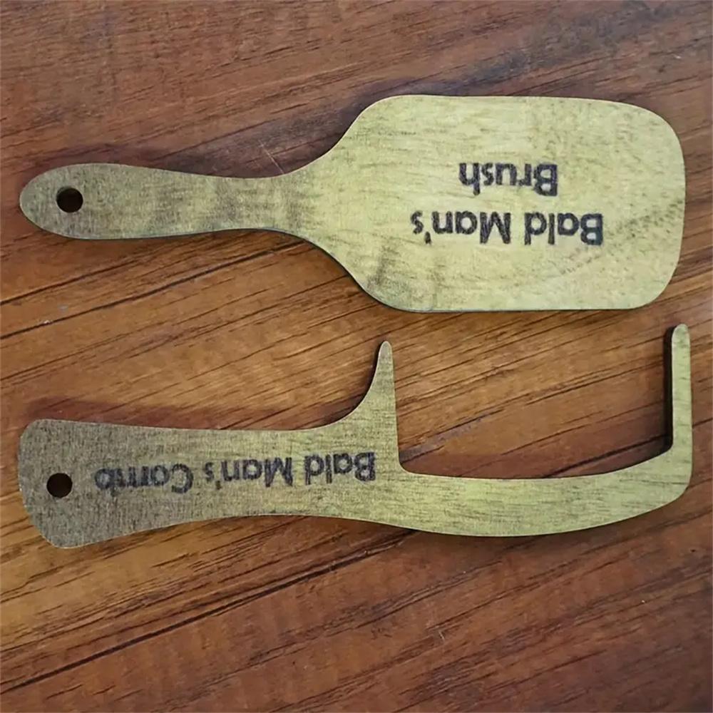 Funny Comb For Bald Men Novelty Party Favors Hair Styling Tool for Adults Weird Stuff Father's Day Gifts Cute Aesthetic Gadgets