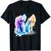 Polar Bear Artwork Sea Ocean Polar Bear Motif Marine Mammal Cotton Men T Shirt