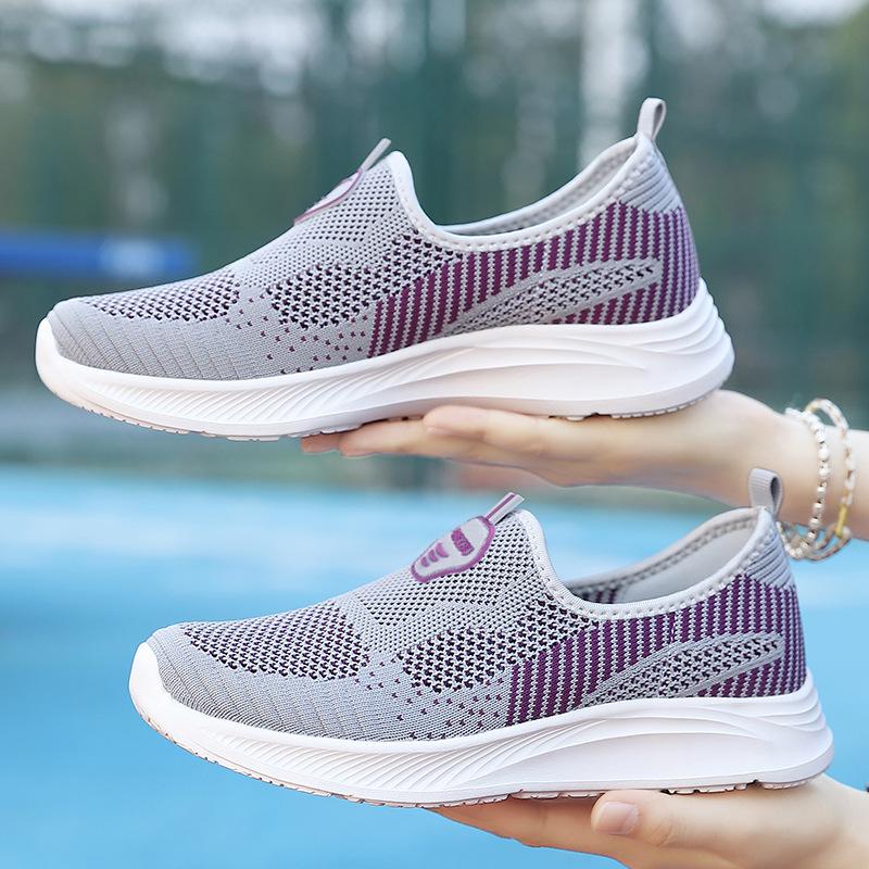 

Mesh breathable one-pedal middle-aged and elderly shoes men s casual shoes dad shoes walking soft-soled shoes women s shoes mother lightweight 35