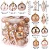 29/40pcs Silver Red Special-shaped Christmas Ball Ornaments Christmas Tree Party Decoration Christmas Spheres Pendant New 2026