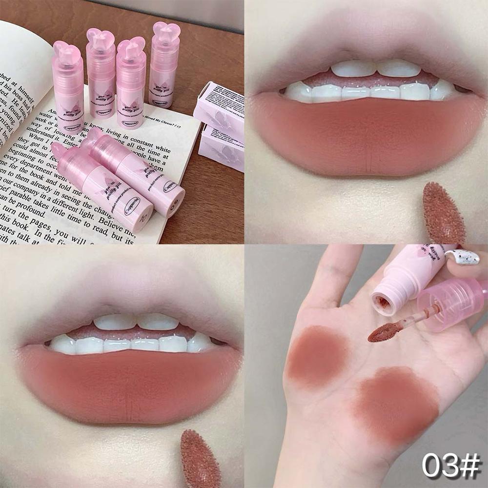 CAPPUVINI Butterfly Style Lip Mud Matte Velvet Lip Gloss Super High Value