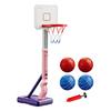 Set Giocattolo Canestro da Pallacanestro per Piscina con 4 Palloni Gonfiatore Altezza Regolabile Pallacanestro per Nuoto Interno Esterno Giardino Gioco di Tiro a Canestro Kit per Bambini e Bambine