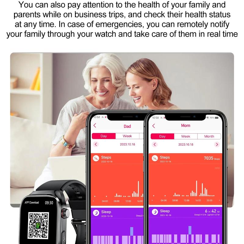 2025 Neue Mikro-Körperuntersuchung Smartwatch für Männer Harnsäure Körperfett Fünf Organe Gesundheitsuhren Bluetooth Anruf Smartarmband