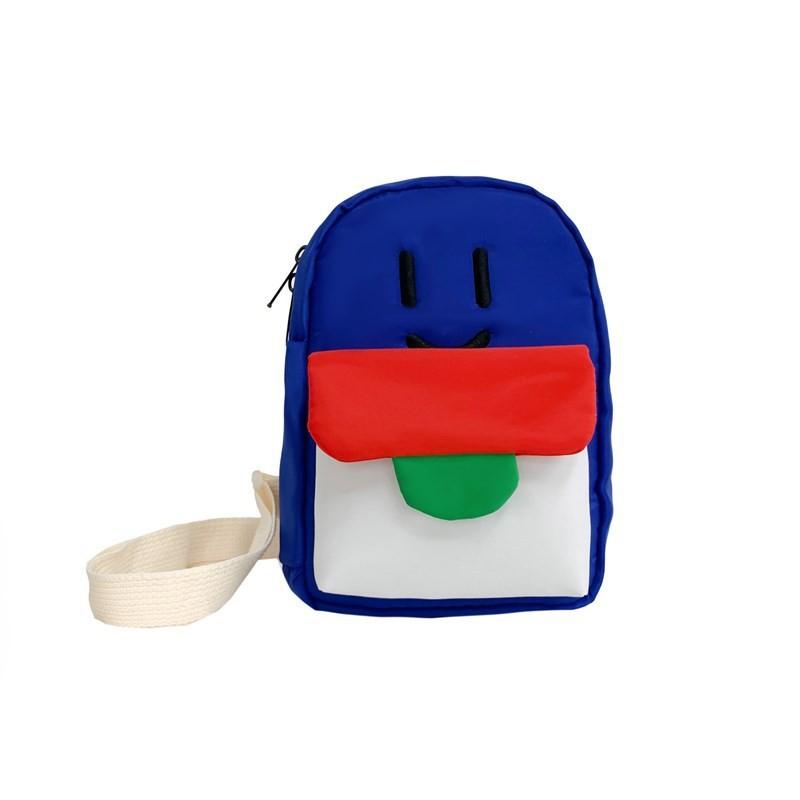 Adorable Smile Face Crossbody Bag For Children Ideal For Preschool And Daily Use