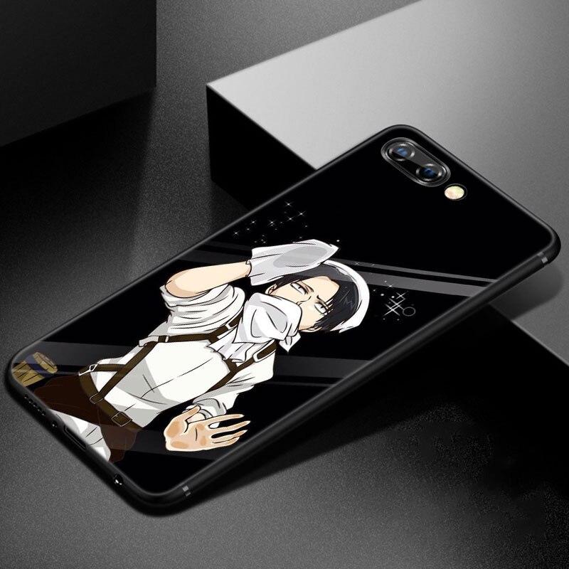 Anime Attack On Titan Phone Case For Huawei Honor 7A 8A 9X 20 Pro 8 10X Lite 7S 8C 8S 8X 9A 9C 10i 20i 30i 20E 20S Black Cover