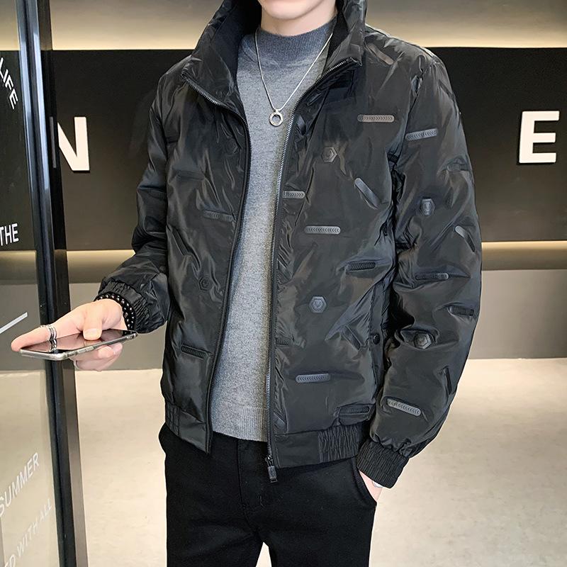 

2023 Men s Winter Casual Warm White Duck Down Jacket 5XL чорний