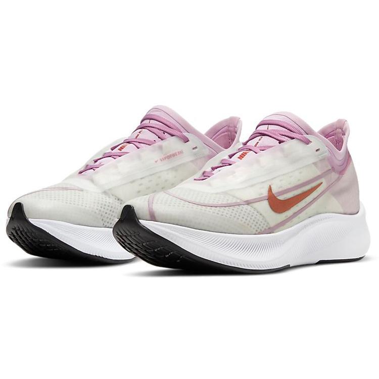 (WMNS) Nike Zoom Fly 3 'White Light Arctic Pink Bronze' Women's AT8241-103