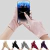 Warm Velvet  Mittens Lining Fleece Driving Gloves Fashion Women's Winter Gloves  Running