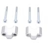 7 8in 22mm Handlebar Mount Clamp Riser 30mm Rise Height Aluminum Handlebar Riser for Motorcycle Dirt Bike ATV