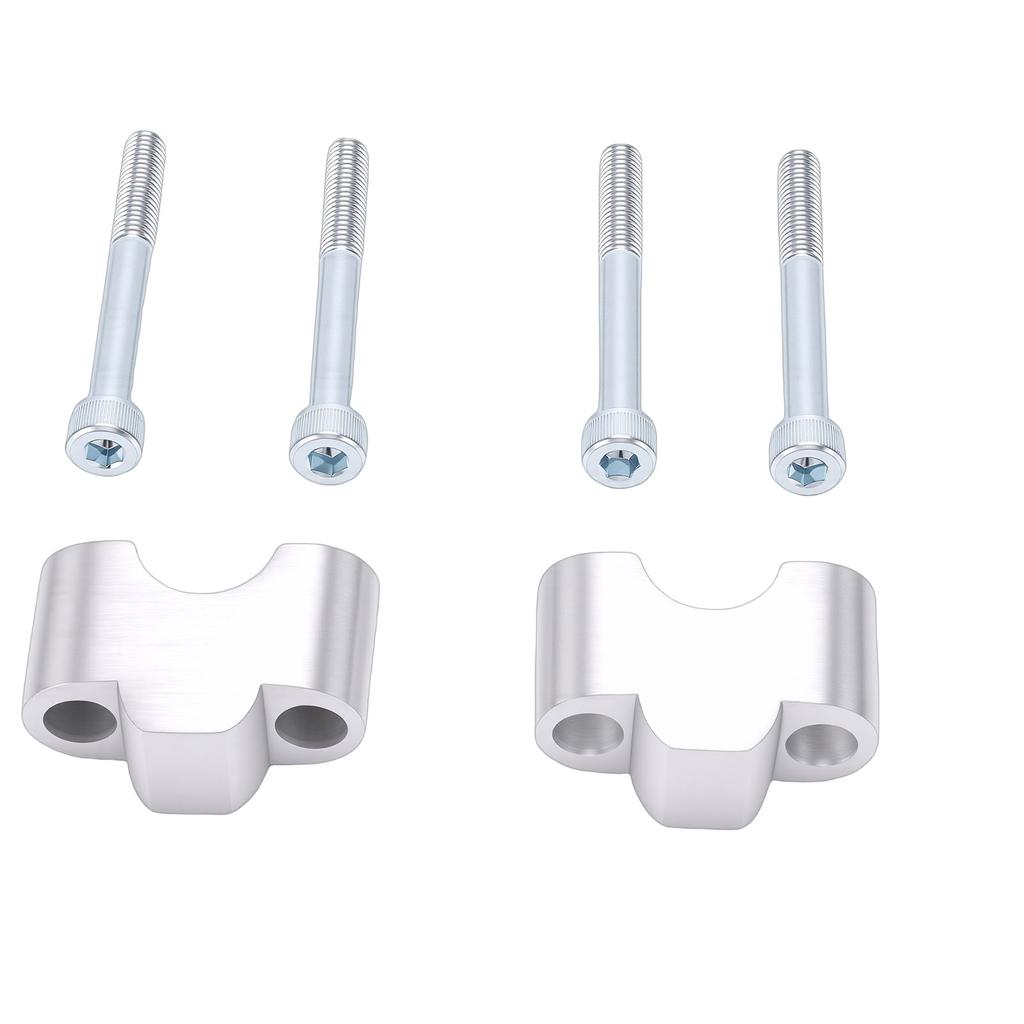 7 8in 22mm Handlebar Mount Clamp Riser 30mm Rise Height Aluminum Handlebar Riser for Motorcycle Dirt Bike ATV