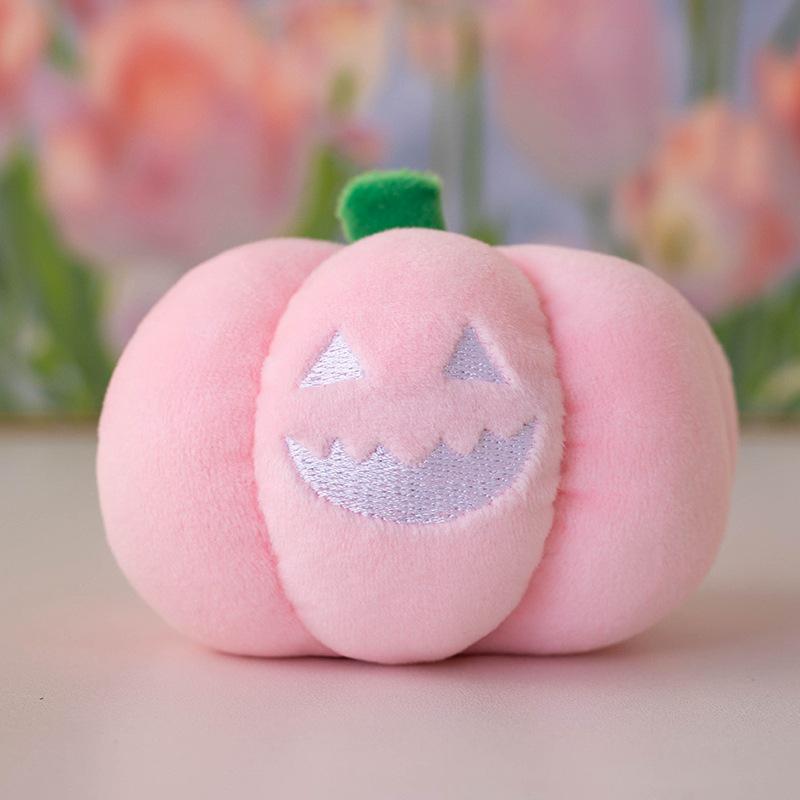 Luminous Halloween Pumpkin Plush Keychain Doll Ornament