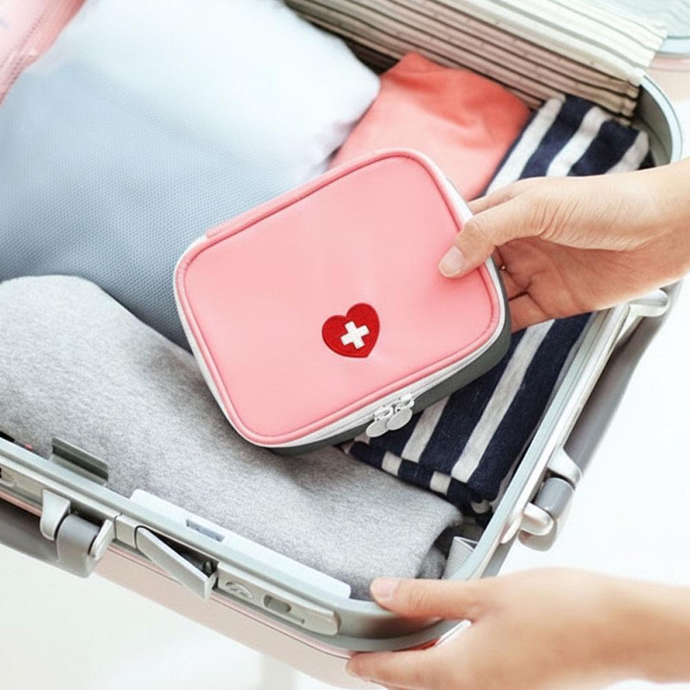 Mini Portable Medicine Storage Bag Empty Travel First Aid Kit Medicine Bags Organizer Outdoor Emergency Survival Bag Pill Case