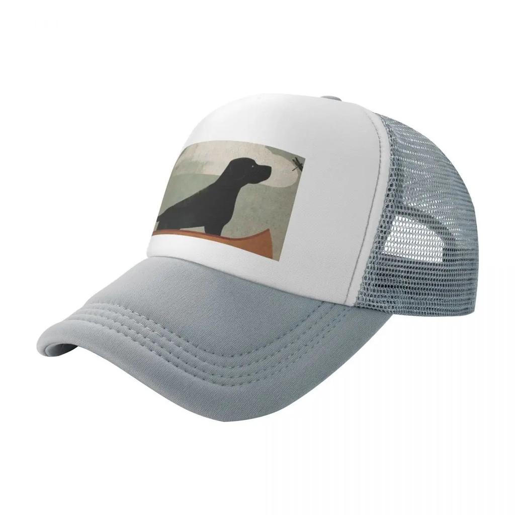 Black Dog Canoe Baseball Cap Streetwear Dad Hat Gentleman Hat Unique Hats Unisex Hats Women's