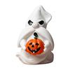 Halloween Gift for Kids Ghost Gnome Figurines, Resin Tabletop Decoration, Cute Party Supplies Statue, Decorative Ornaments Indoor Outdoor Home