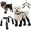 Outdoor Walking Dog Boots Dog Shoes Nonslip for Snow Rain Dog Suspender Boots Hiking Booties Anti-Slip Dog Shoes Dog Paw Boot