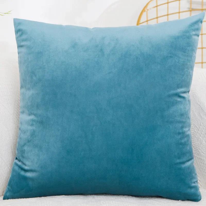 Velvet Throw Pillow Cover Decorative Square Cushion Case for Sofa Bedroom 40x40/45x45/50x50/30x50/55x55/60x60cm Pillowcase