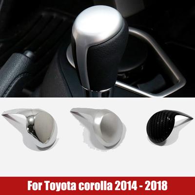 Osłona gałki zmiany biegów Nakładka na uchwyt zmiany biegów Naklejka ozdobna Do Toyota Corolla 2014 2015 2016 2017 2018 ABS Akcesoria samochodowe