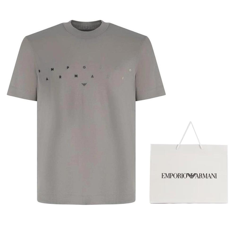 EMPORIO ARMANI T Shirt Men's Gray 3D1TA2-1JUVZ-06H1