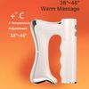 2025 New Electric Heating Fascia Knife Muscle Relaxation LCD Vibration Massager Warm Body Lifting Blade Comb Massage Tool