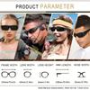 2er-Pack Sport-Sonnenbrillen für Herren, modisches Design, UV400-Schutz, geeignet zum Radfahren, Laufen, Autofahren, Klettern und Angeln.