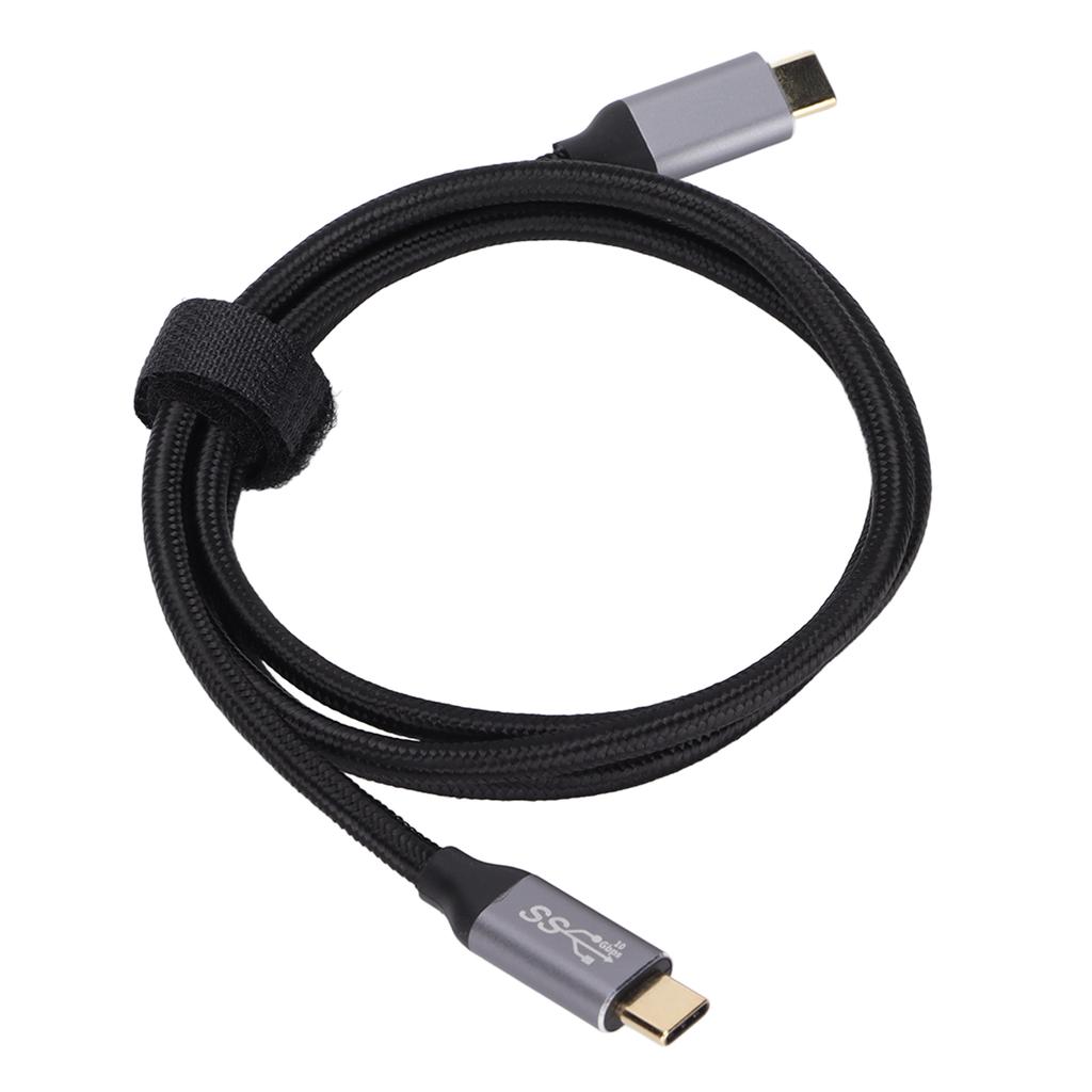 USB C Cable 10Gbps Fast Speed 100W Power Fast Charging 4K 60Hz Smart Chip Stable Transmission Type C Male Cable for PC