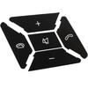 Car Steering Wheel Button Stickers Cover Fit for Mercedes Benz ML GL GLK GLA CLA CLS SL A B C E G Class Interior Switch Button Decoration