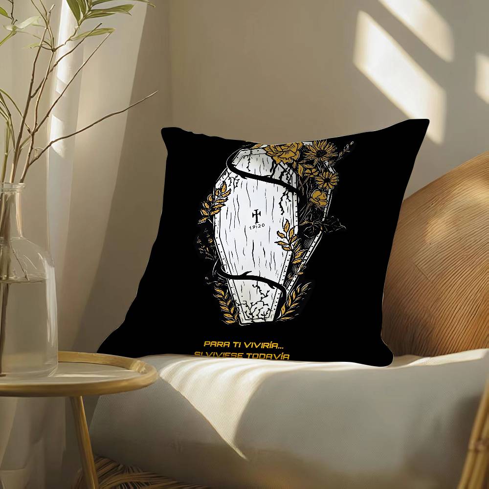 Panda Pendejo Jose Madero-Singer Pillow Case Silky elegant Comfort Sofa Bed  Invisible zipper Beach pillowcase