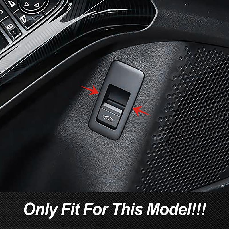 Car Styling Door Swtich Button Frame Decoration Cover Trim For BYD Seal EV -2024 Carbon Fiber Color Interior Accessories