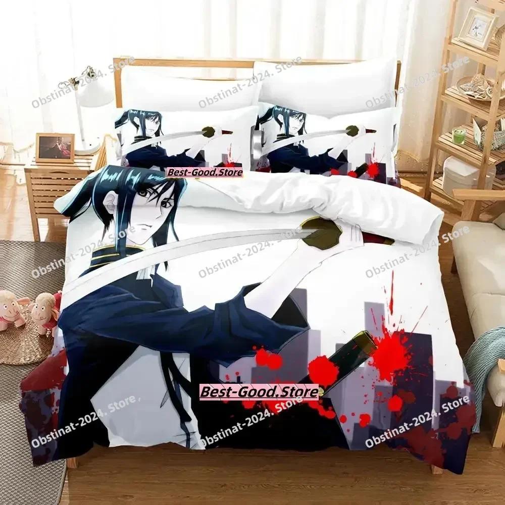 Anime K project Mikoto Suoh No Blod! No Bone! No Ash! Beding Set Printed With Pilowcase Bed Soft Duvet Cover Quen Super King-Sized Dimensionsd