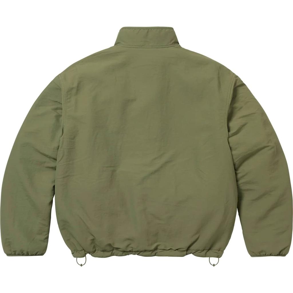 Supreme Polartec Shearling Reversible Pullover Olive