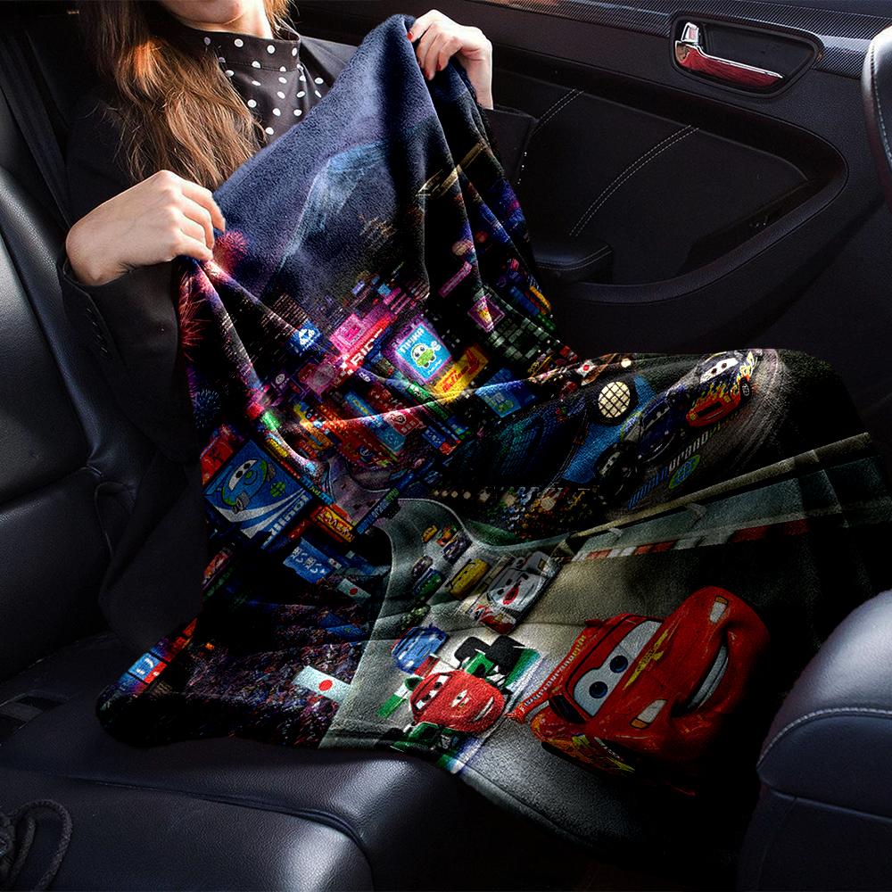 Cars Movie Poster Blanket Soft Throw Blanket For Home Bedroom Bed Sofa Travel Office Solid Christmas Blanket