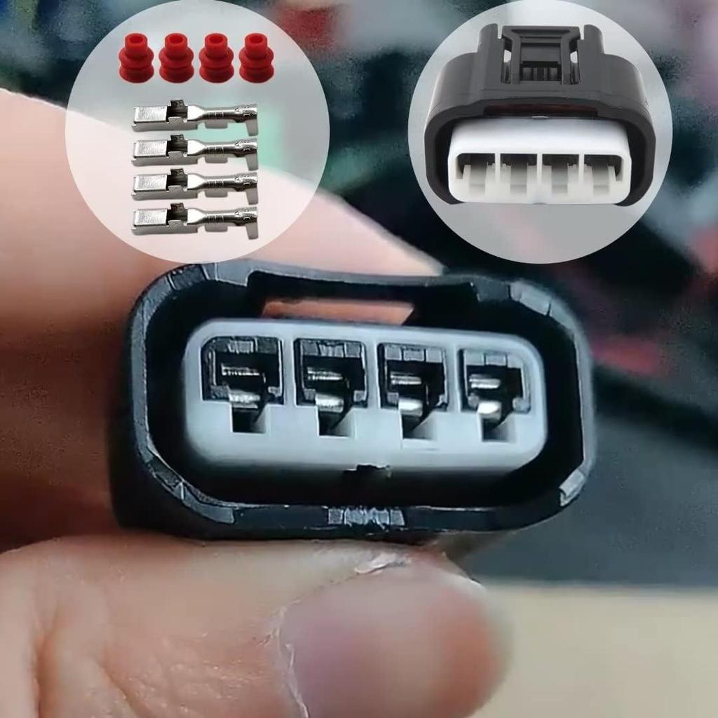 4 Pack 90980-11885 Ignition Coil Plug Connector For Toyota Camry 2002-2008