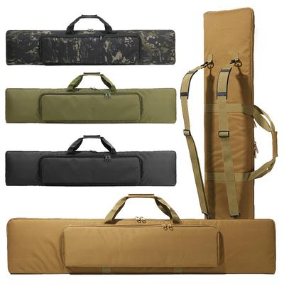 Jinming M4CS Waffentasche, eine multifunktionale Outdoor-Angelgeräte- und Angeltasche mit Doppel-Schultergurt und Handgriff