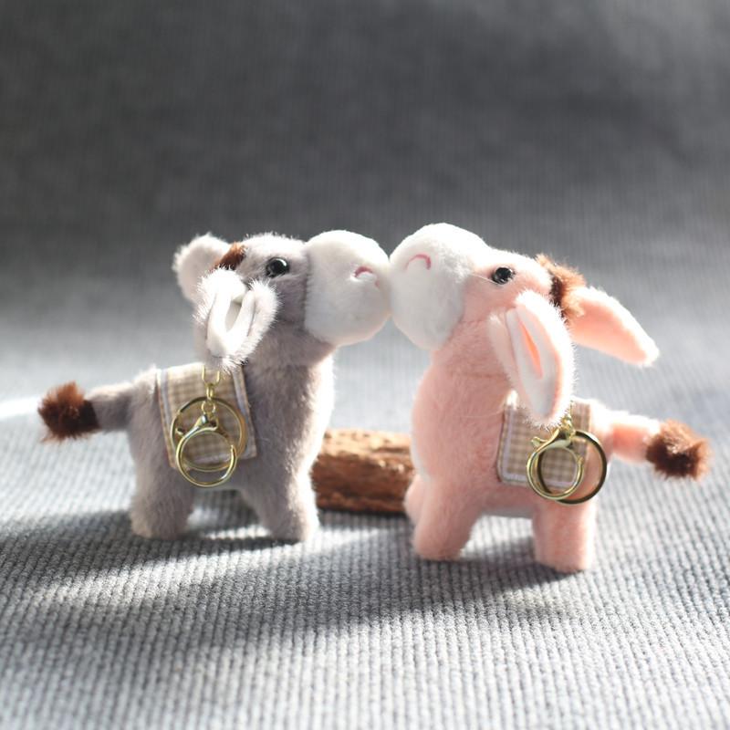 Cute Creative Stuffed Little Donkey Doll Cute Animal Soft Plush Toy For Children Birthday Gift Decor Home Bag Pendant Keychain