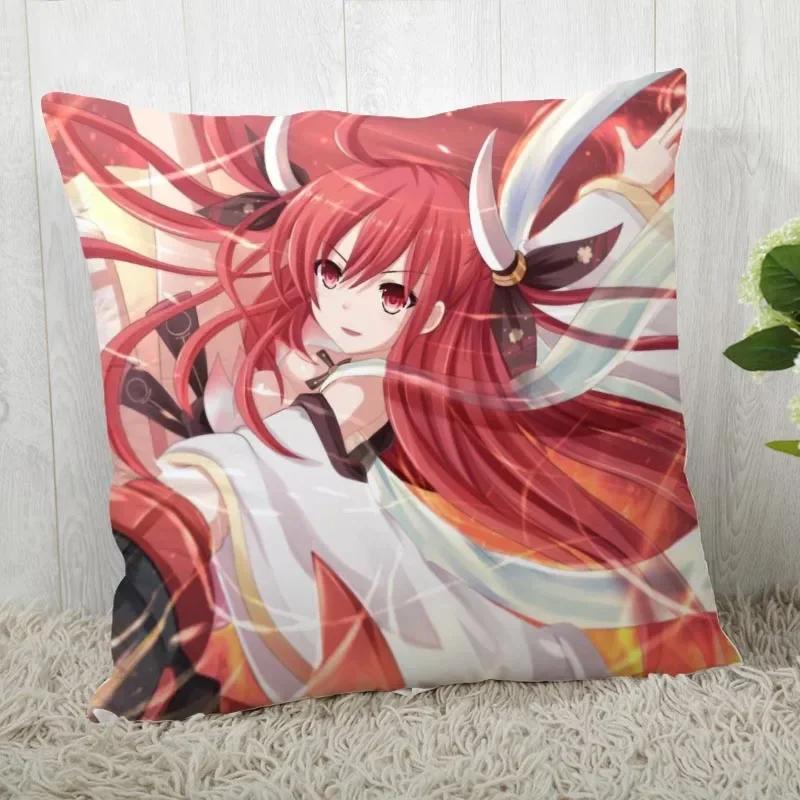 DATE A LIVE Pillow Cover Customize Pillow Case Modern Home Decorative Pillowcase For Living Room 45X45cm A19.12.13