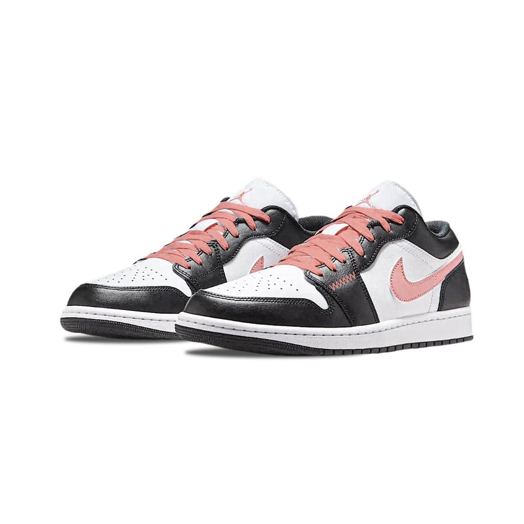 Jordan Air Jordan 1 Balance Low top Vintage Basketball Shoes Unisex Black Pink DC0774-101(Team282-)