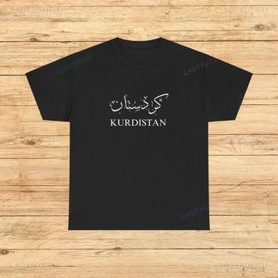 Kurdistan Kurdish Flag Graphic T Shirts Men Women Summer Cotton Fashion ONeck Harajuku Vintage Casual Unisex Tees Shortsleev