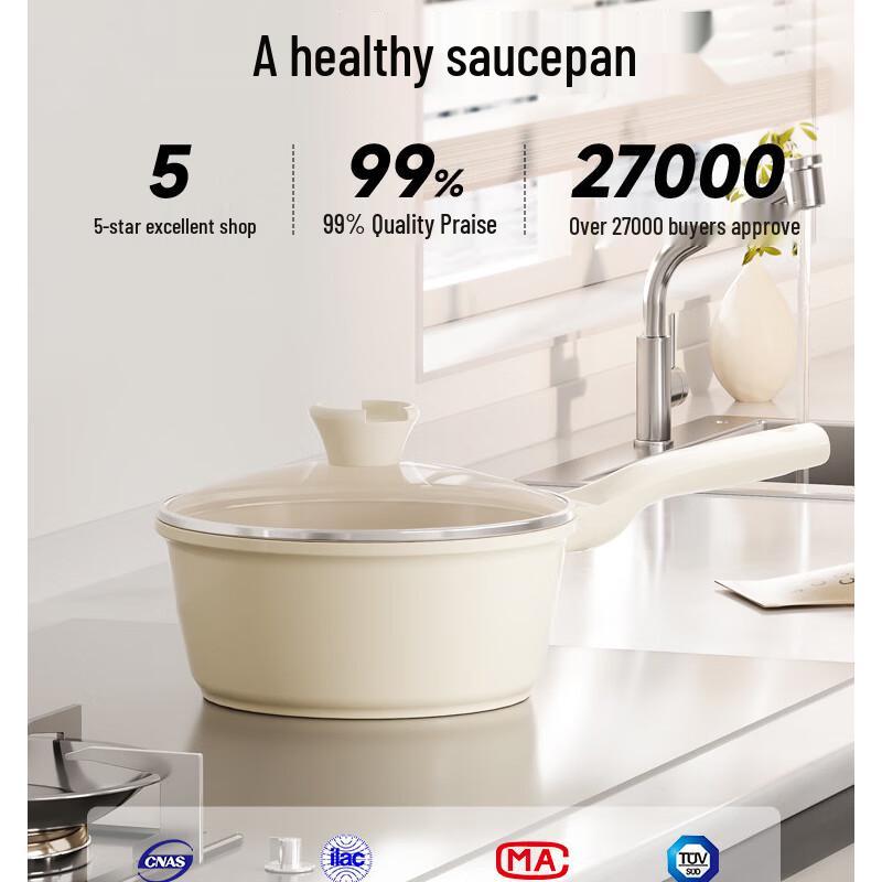 REDCHEF 16cm Ceramic Non-Stick Saucepan