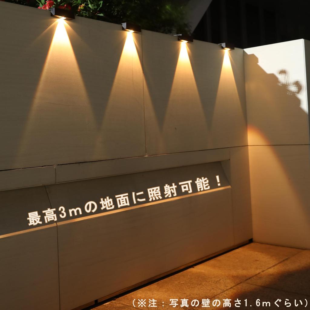 MY KOZARU Solar Outdoor Fence Garden Security Solar Nameplate Indicator Entryway LED Garden Outdoor Easy Suitable for Warm Light, Light, Light, Light,