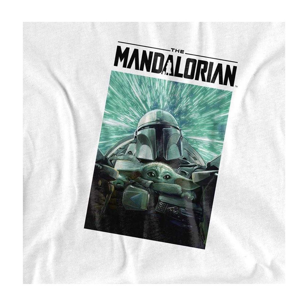 Star Wars The Mandalorian Unisex Adult Hyperspeed T-Shirt