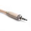 New Beige Headset Mic Wireless 3.5mm 3 Pin Headworn Microphone Double Earhook Amplifier Voice Speaker Microphone Accessories