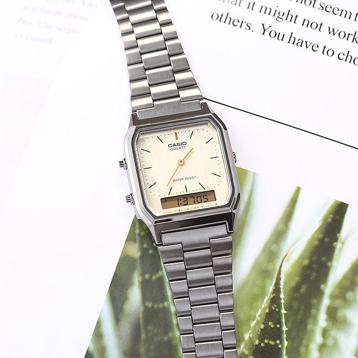ZEGAREK UNISEX CASIO Vintage  AQ-230GG-9A + BOX