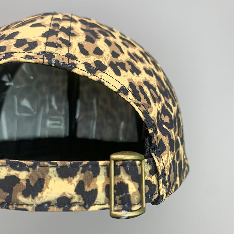 Street Personality Leopard Print Fashion Women'S Baseball Cap Cotton Hip Hop Versatile Sports Breathable Sun Hat