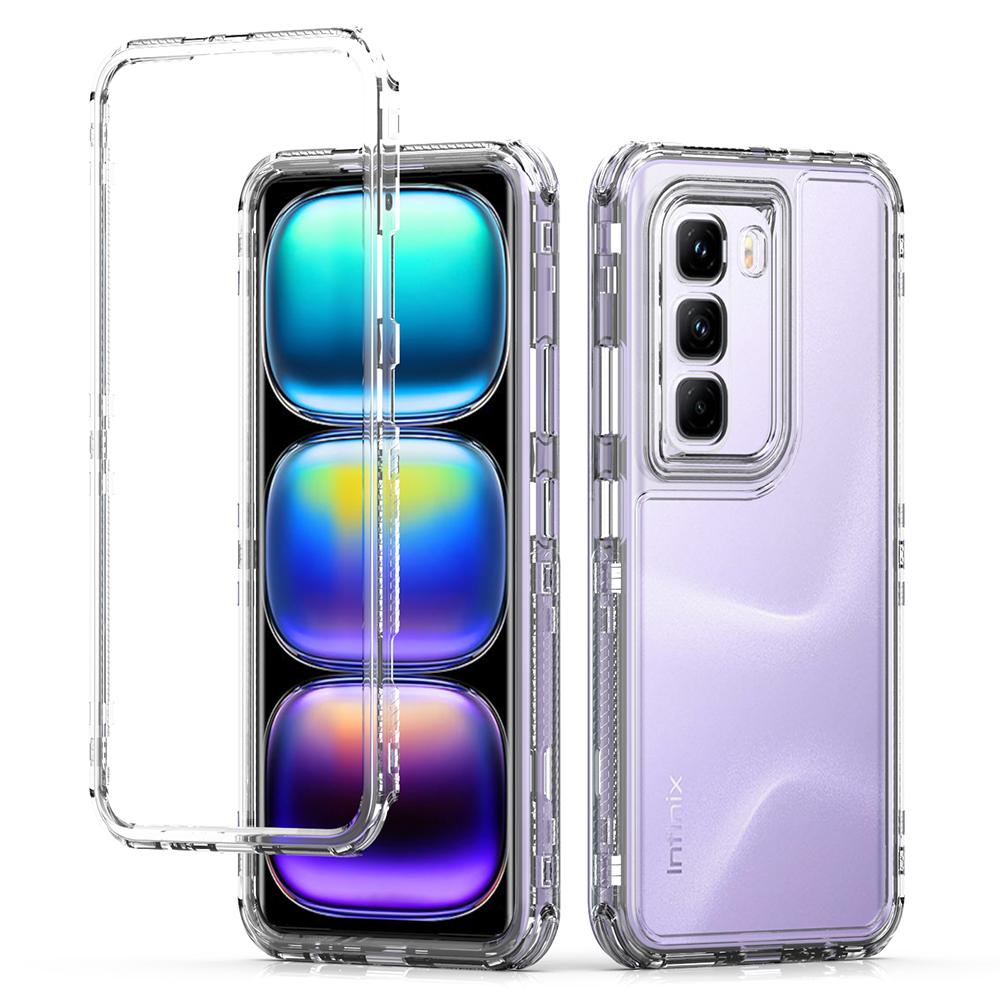 

For Infinix Hot 50 Pro+ 4G Case Anti Scratch Acrylic TPU Clear Phone Cover As Shown A