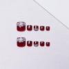 Full Cover Fake Toenails Square Head Foot Nail Tips Fashion False Toe Nails  Women