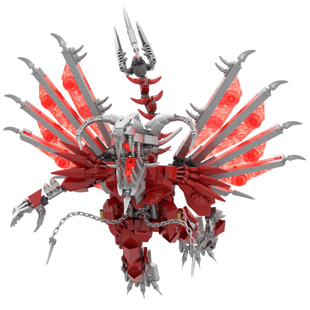 Toilette und Monitor Leute Spielzeug vs Kinderbaustein Biest Bohrmaschine Fliegender Drache Ns925